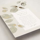 "Sonnet" - Foil Press Memorial Cards in Meadow by Kristie Kern - Detail