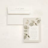 "Sonnet" - Foil Press Memorial Cards in Meadow by Kristie Kern - Card with Envelope