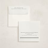 "Timeless Charm" - Foil Press Memorial Cards in Charcoal by Lucrecia Caporale - FREE Recipient Addressing