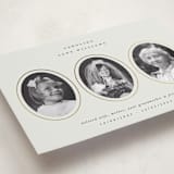 "Vignette" - Foil Press Memorial Cards in Pearl by Kelly Watkins - Detail