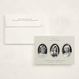 "Vignette" - Foil Press Memorial Cards in Pearl by Kelly Watkins - Card with Envelope