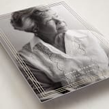 "Triple Frame" - Foil Press Memorial Cards in Cream by Ani Somi - Detail
