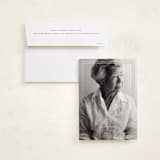 "Triple Frame" - Foil Press Memorial Cards in Cream by Ani Somi - Card with Envelope