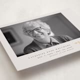 "Everleaf Tribute" - Foil Press Memorial Cards in Pearl by Ana de Sousa - Detail