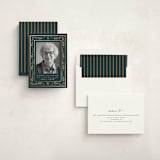 "Everlasting Tribute" - Foil Press Memorial Cards in Garden by Ana de Sousa - Assembled