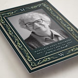 "Everlasting Tribute" - Foil Press Memorial Cards in Garden by Ana de Sousa - Detail
