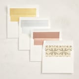 "Cross and Verse" - Foil Press Memorial Cards in Creme by mo kelley - Envelope Liners