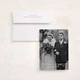 "Beloved and Remembered" - Memorial Cards in Almond by Sabrin Deirani - Card with Envelope