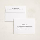 "Editorial Modern" - Memorial Cards in Chalk by Anupama - FREE Recipient Addressing