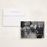 "Beloved and Remembered" - Memorial Cards in Almond by Sabrin Deirani - Card with Envelope