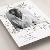 "Graceful Memory" - Memorial Cards in Dove by Nicoletta Savod - Detail