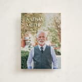 "Editorial Modern" - Memorial Cards in Chalk by Anupama - Front