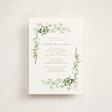 "Verdure" - Memorial Cards in Garden by Leah Bisch - Front