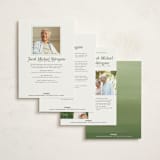 "Verdure" - Memorial Cards in Garden by Leah Bisch - Back of Card Options