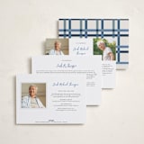 "Wide Frame" - Memorial Cards in Ocean by Kelly Watkins - Back of Card Options