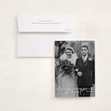 "Beloved and Remembered" - Memorial Cards in Almond by Sabrin Deirani - Card with Envelope