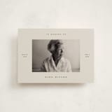 "Four Corners" - Memorial Cards in Creme by Ani Somi - Front