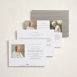 "Four Corners" - Memorial Cards in Creme by Ani Somi - Back of Card Options