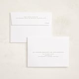 "Four Corners" - Memorial Cards in Creme by Ani Somi - FREE Recipient Addressing