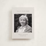 "forever - in our hearts" - Memorial Cards in Champagne by Sara Hicks Malone - Front