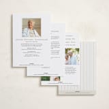 "forever - in our hearts" - Memorial Cards in Champagne by Sara Hicks Malone - Back of Card Options