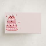 "vintage wedding cake" - Mini Note Cards in Blush by Cass Loh - Front