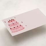 "vintage wedding cake" - Mini Note Cards in Blush by Cass Loh - Detail