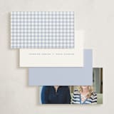 "Topiary" - Mini Note Cards in Periwinkle by Jenna Holcomb - Back of Card Options