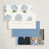 "Hydrangea Love" - Mini Note Cards in Sky by Lydia Carns - Back of Card Options