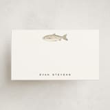 "Fish (add-on)" - Mini Note Cards in Fog by Petra Kern - Front