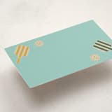 "Vintage Pickle" - Mini Note Cards in Aqua by Vera Lim - Detail