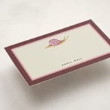 "Snail Mail" - Mini Note Cards in Raspberry by Pati Cascino - Detail