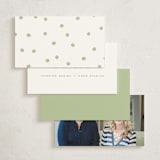 "Bow" - Mini Note Cards in Pistachio by Helena Vitto - Back of Card Options