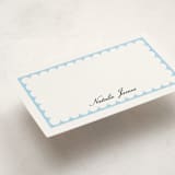 "Sweetly Scalloped" - Mini Note Cards in Sky by Catherine Culvenor - Detail