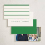 "Keyline Initials" - Mini Note Cards in Shamrock by mo kelley - Back of Card Options