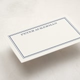 "the gentleman" - Mini Note Cards in Navy by The Social Type - Detail
