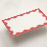 "Wavy Frame Fun" - Mini Note Cards in Watermelon by Ro Pacifico - Detail