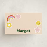 "Scout Badges" - Mini Note Cards in Sunshine by Hudson meet Rose - Front