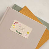 "Scout Badges" - Mini Note Cards in Sunshine by Hudson meet Rose - In-Situ