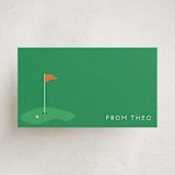 "tee-rific" - Mini Note Cards in Grass by Ellen Schlegelmilch - Front