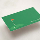 "tee-rific" - Mini Note Cards in Grass by Ellen Schlegelmilch - Detail