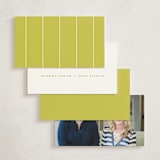 "elegant serif" - Mini Note Cards in Lime by Ellen Schlegelmilch - Back of Card Options