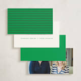 "Vintage Hotel" - Mini Note Cards in Shamrock by Morgan Kendall - Back of Card Options