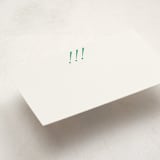 "Vintage Hotel" - Mini Note Cards in Shamrock by Morgan Kendall - Detail