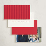 "Vintage Spruce" - Mini Note Cards in Poinsettia by Amy Kross - Back of Card Options