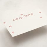 "Peppermint" - Mini Note Cards in Candy Cane by Megan Davis - Detail