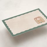 "Holiday Greetings" - Mini Note Cards in Pine by Pixel and Hank - Detail