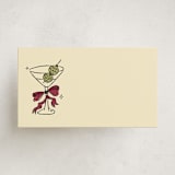 "Cin Cin!" - Mini Note Cards in Holly Berry by Helena Vitto - Front