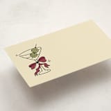 "Cin Cin!" - Mini Note Cards in Holly Berry by Helena Vitto - Detail