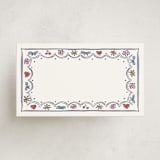 "Little Icons" - Mini Note Cards in Sky by Pati Cascino - Front